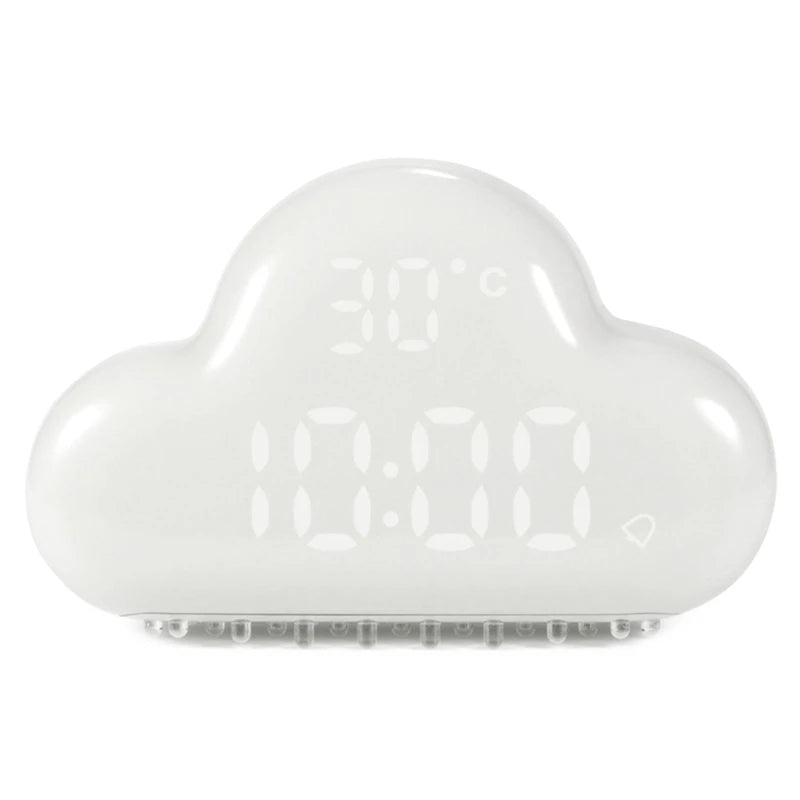Cloud-Shaped Magnetic Clock Alarm Multi-Functional Clock with Strong Magnet Shows LED Time