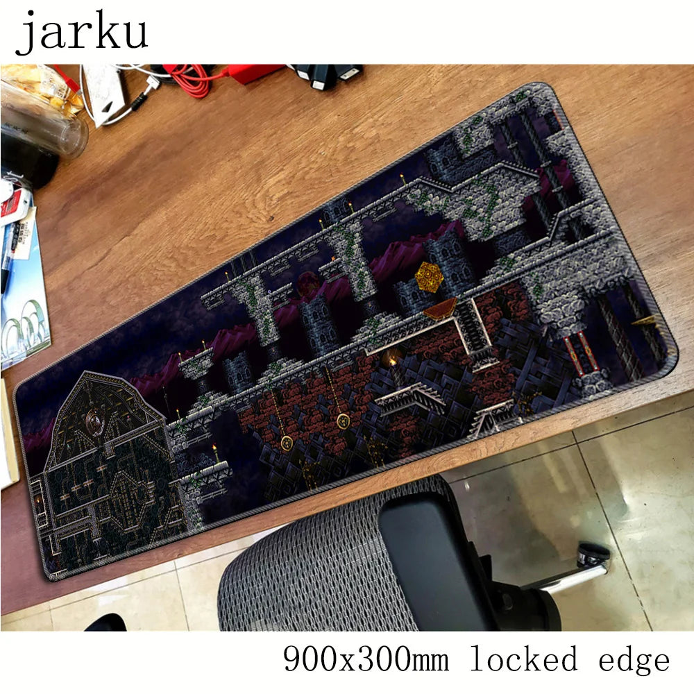 Castlevania mousepad gamer 900x300X3MM gaming mouse pad large Gift notebook pc accessories laptop padmouse big ergonomic mat