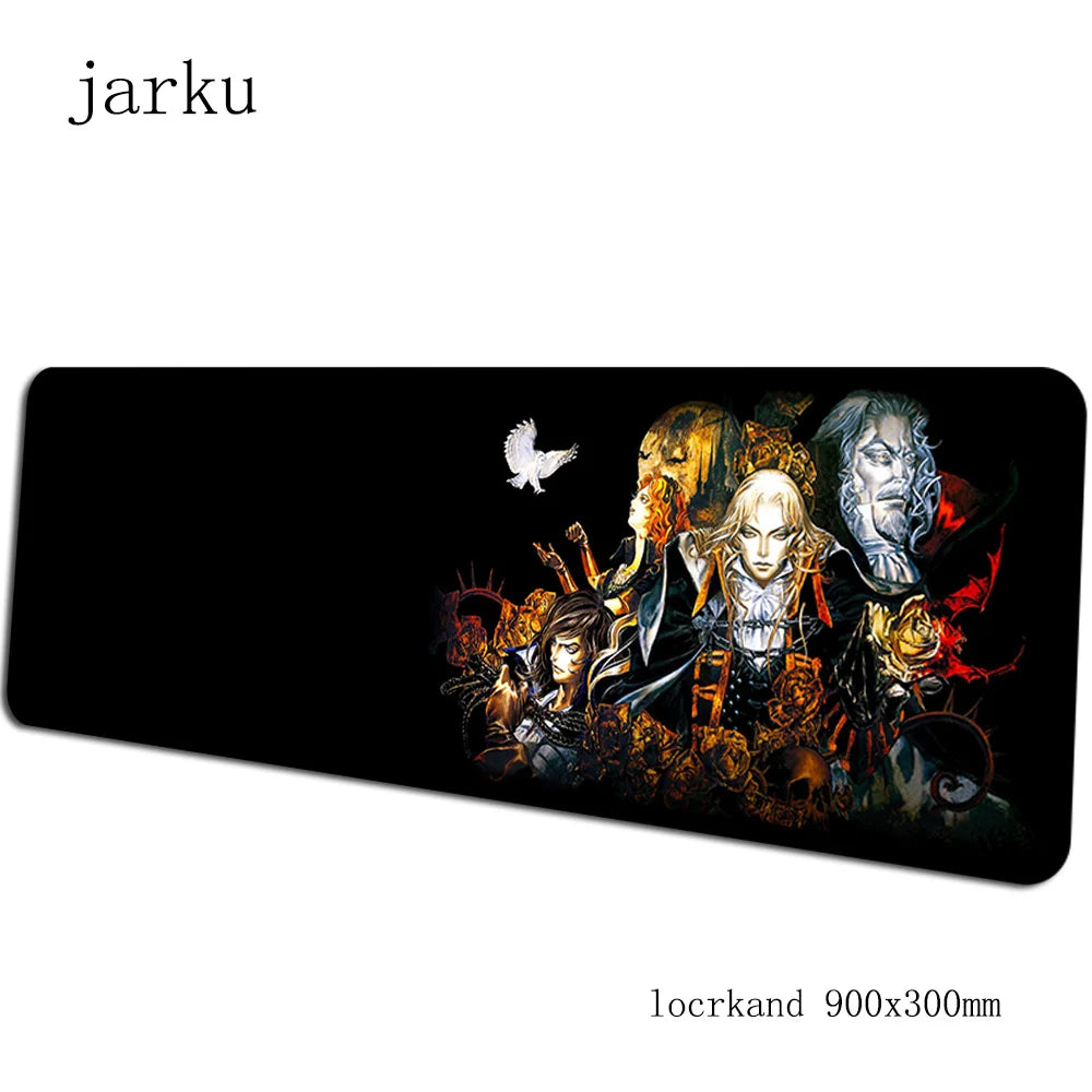 Castlevania mousepad gamer 900x300X3MM gaming mouse pad large Gift notebook pc accessories laptop padmouse big ergonomic mat