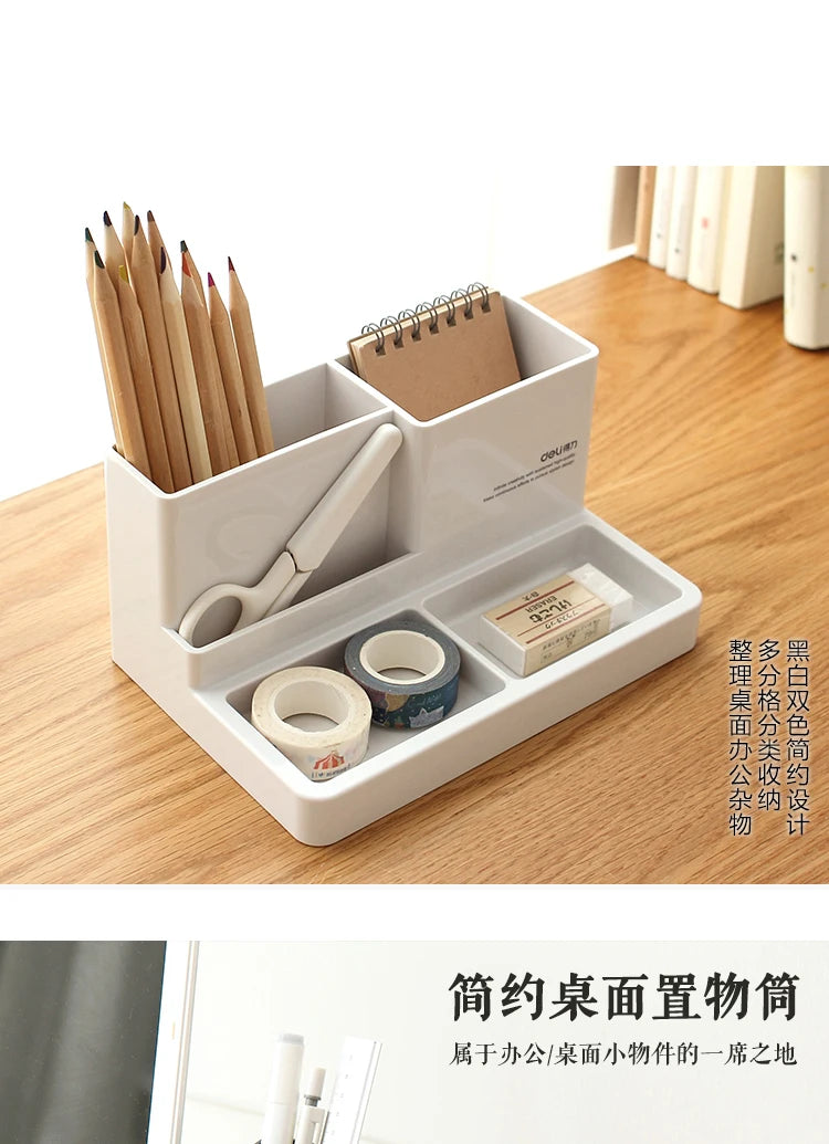 Stationery Holder Desk Accessories Rubber Feet Box Stationery Shop Penholder Office Supplies Stationery Items Desk Organizer