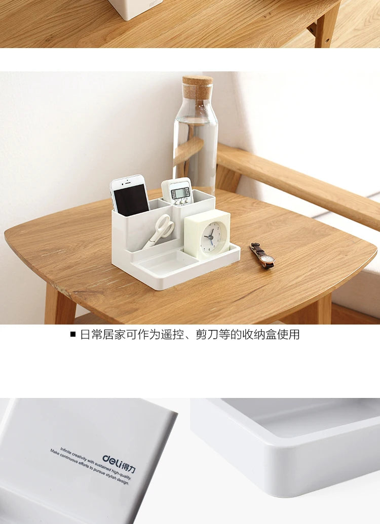 Stationery Holder Desk Accessories Rubber Feet Box Stationery Shop Penholder Office Supplies Stationery Items Desk Organizer