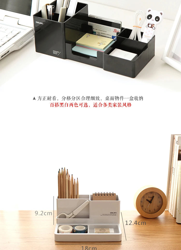Stationery Holder Desk Accessories Rubber Feet Box Stationery Shop Penholder Office Supplies Stationery Items Desk Organizer