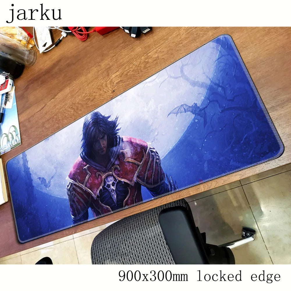 Castlevania mousepad gamer 900x300X3MM gaming mouse pad large Gift notebook pc accessories laptop padmouse big ergonomic mat