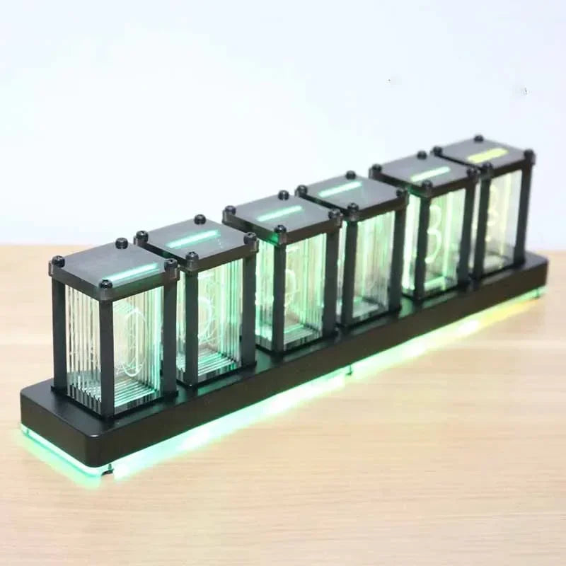 Table Clock Diy Kit Led RGB Digital Classic Luxury Desk Clock Creative Luxury Office Desktop Tabletop Watch Home and Decoration