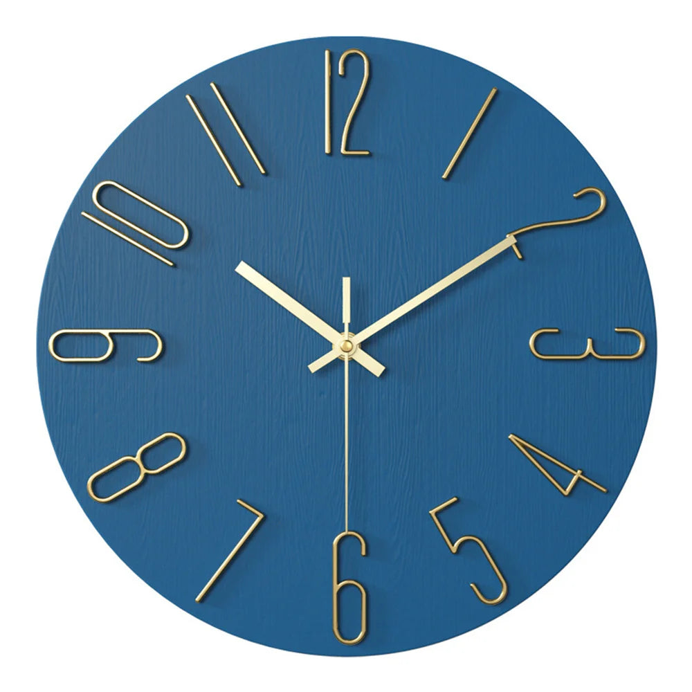 Wall Clock Battery Powered Clocks 12 inch Small Clock Analog Clock Suitable for Home Office Bedroom Kitchen Classroom School