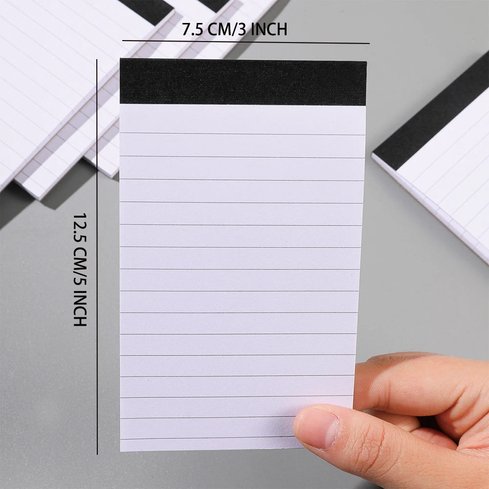 5/10 Volumes A7 Note Pads, 30 Horizontal Lines Note