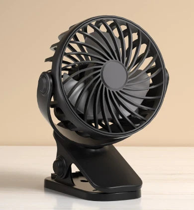 Desktop Fan Clip-on USB Rechargeable Table Type Portable Mini Desk Fan Hanging Clip Fan Night Light Air Cooler Outdoor Fans