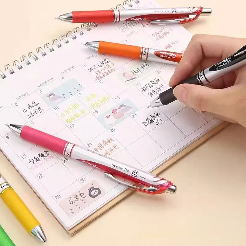 Pentel  BLN75 Gel Pen 20th Anniversary Smooth And Quick-drying Press Water Pen For Students With 0.5mm Japanese Stationery