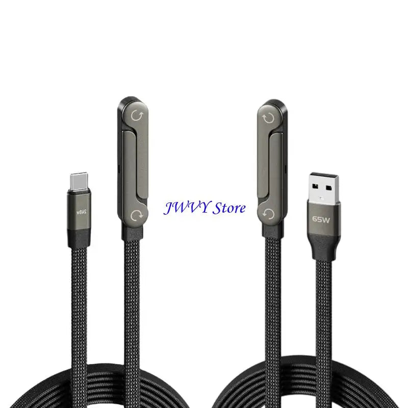573A Phone Stand Chargers Cable 240W/65W Type C/USB Cable Highly power Output For Desk