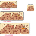 CUTE Capybara Mousepad Keyboard Mat Table Mat Students Cabinet Gamer Desktop Mousepad Cup Mats Anti-wrinkle Non-slip Deskpad