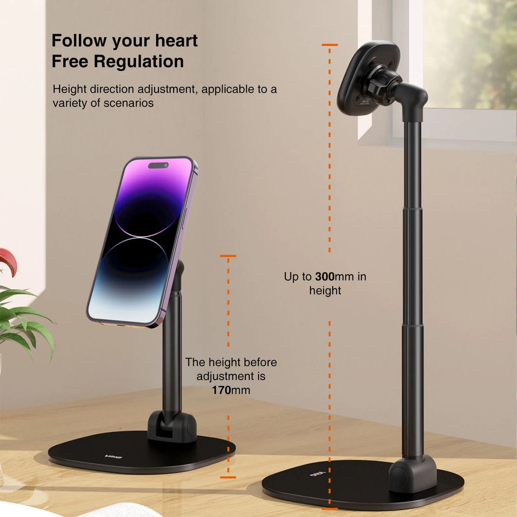 UURig VRig Desk Wireless Charging Magnetic Phone Stand for Office/Home for Magsafe iPhone 16 15 14 13 12 Androi HUAWEI Xiaomi
