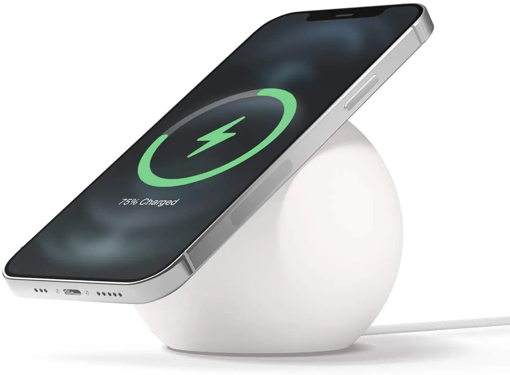 Ball Shape Magnetic Desk Phone Charger Stand Holder for Magsafe IPhone 15 14 13 12 Pro Max Mini Wireless Charging Desktop Dock