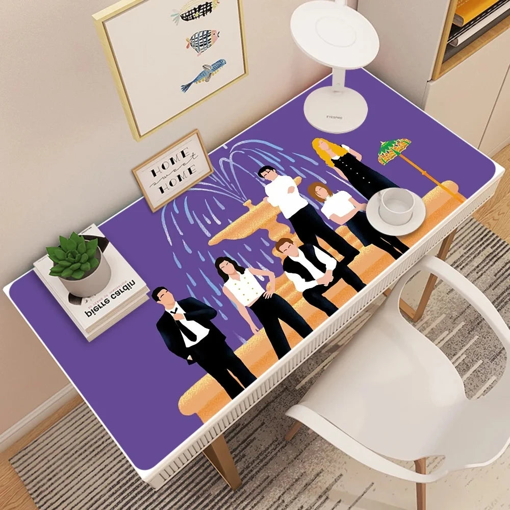Friends tv Show Mousepad New Rubber Mouse Durable Desktop Mousepad Size for Game Keyboard Pad for Gamer