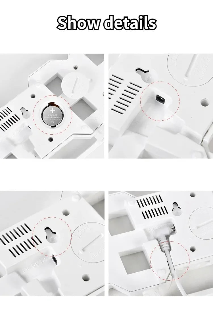 Digital Wall Clock Desk Watches Electronic Alarm Modern Home Decoration for Bedroom Decor Interior Led Table Clocks Living Room