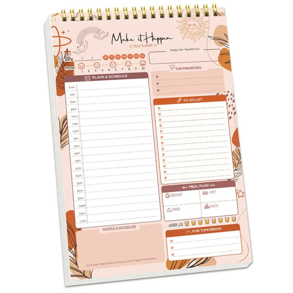 52 Sheets To Do List Notepad Easy Tear-off Portable Schedules Journal Post Notes Memo Schedule Writing Pads Student