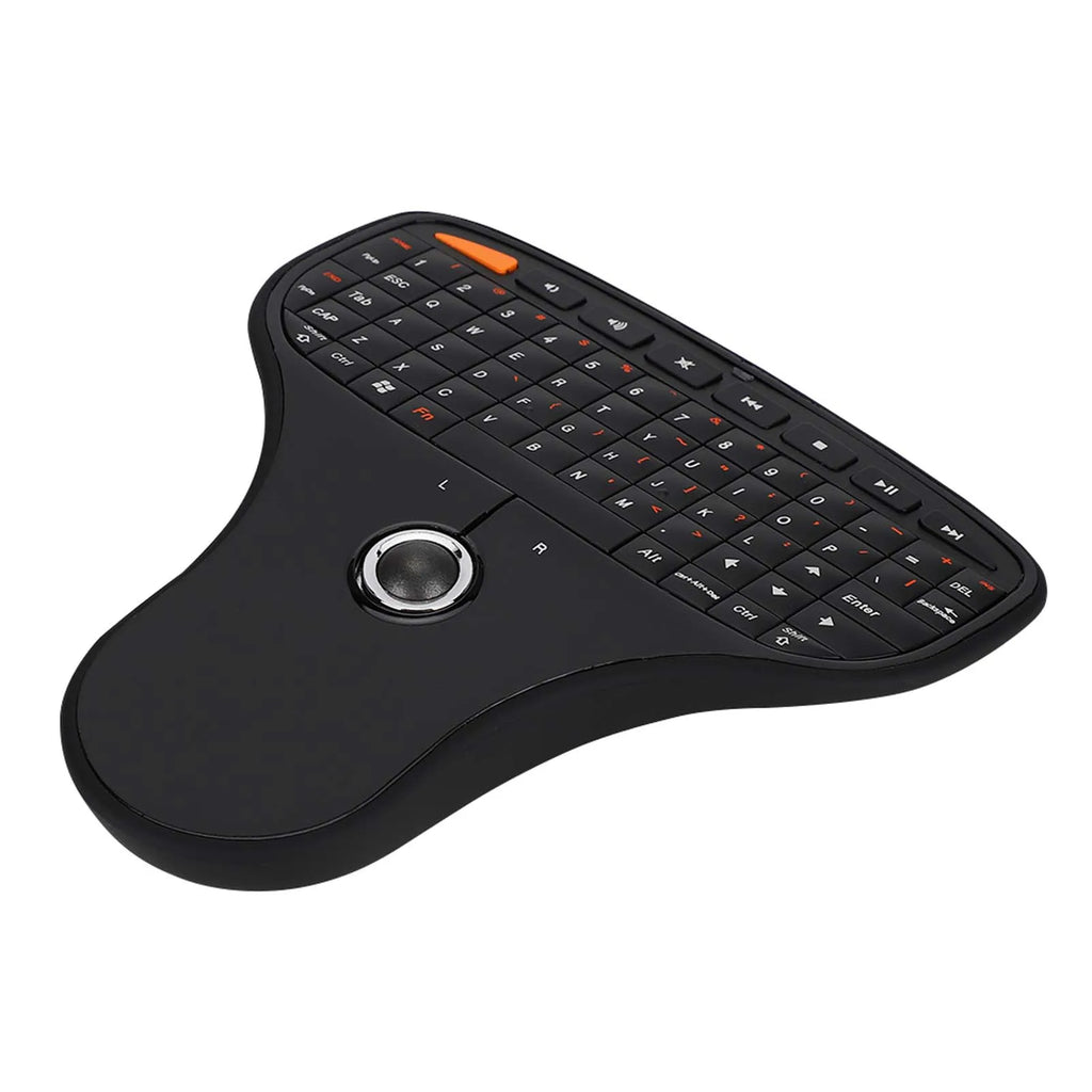 Wireless Keyboard N5901 QWERTY Keyboard Trackball 2.4G Wireless Mini USB MultiMedia Keyboard for TV Computer Trackball Keyboard