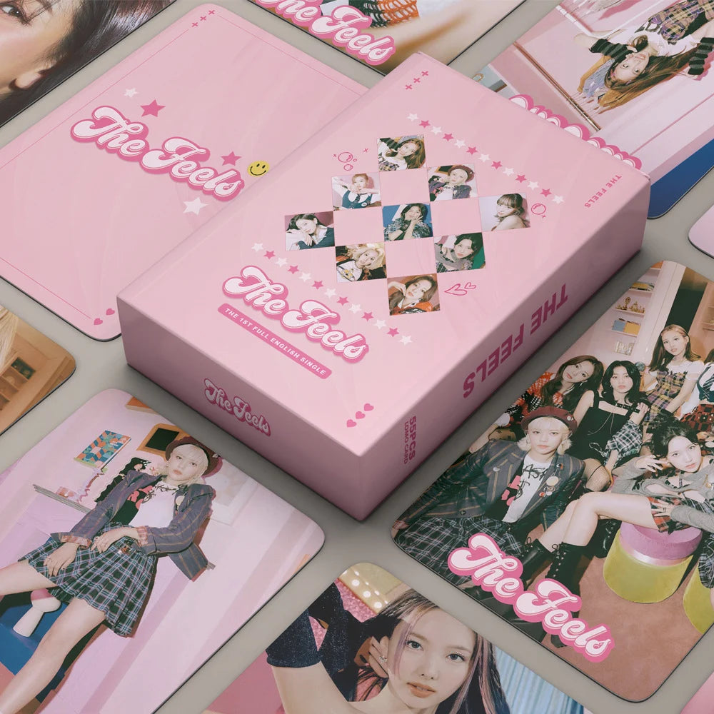Kpop TWICE 4TH WORLD TOUR Lomo Cards New Photo Album The Feels High Quality Photocard New Arrivals