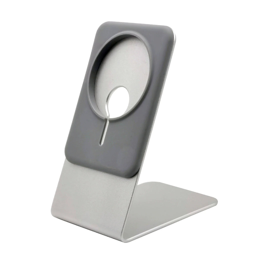 Desktop Mobile Phone Stand Aluminum Desk Holder Dock For Magsafe Charger For iPhone 16/15/14/13/12 Pro Max(Not Included Charger)