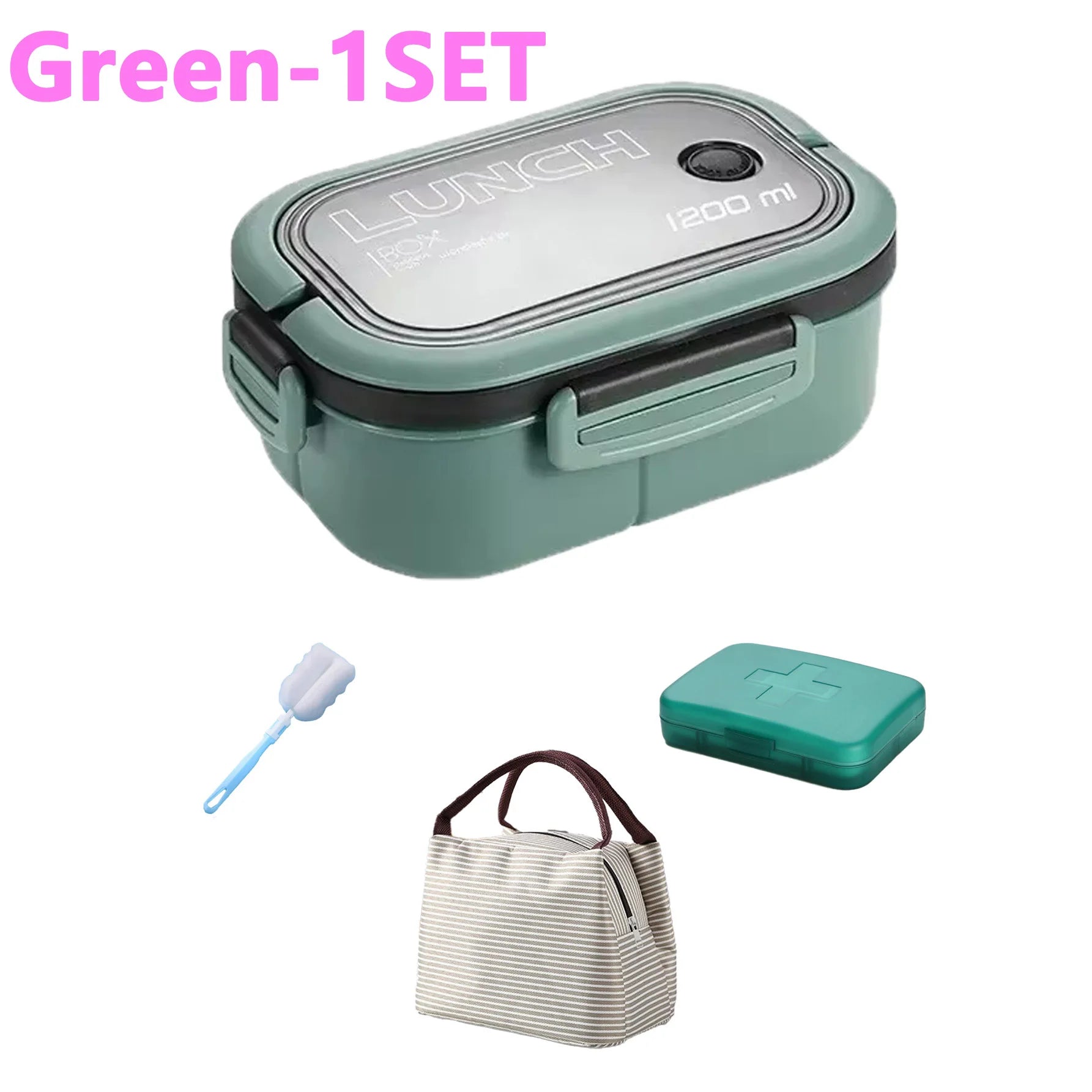 Cute Lunch Box For Kids Compartments Microwae Bento Lunchbox Children Kid School Outdoor Camping Picnic Food Container Portable