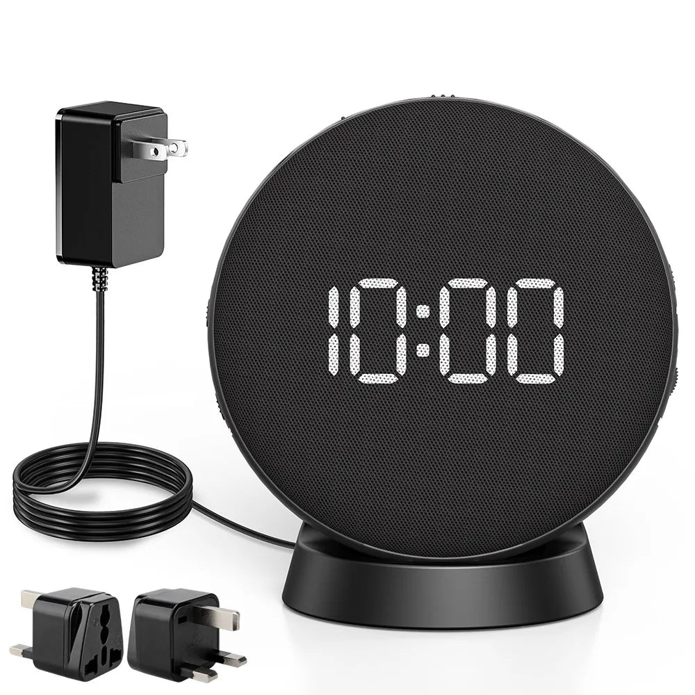 Awakening Alarm Clock Loud Bed Shaker Vibrating Alarm Clock for Hearing Impaired Heavy Sleeper Teens Wireless Magnetic Charging