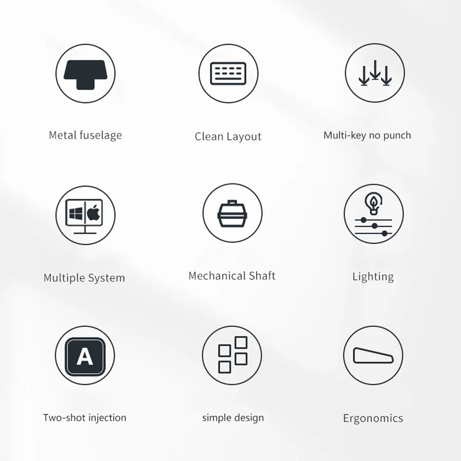 Backlit Gaming Mechanical Keyboard Gamer Mechanic Kit RGB PC USB Wired Keypad Keybord Ergonomic Computer Key Board Mini Teclado