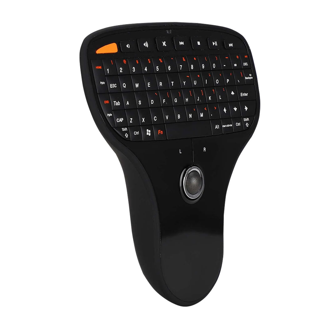 Wireless Keyboard N5901 QWERTY Keyboard Trackball 2.4G Wireless Mini USB MultiMedia Keyboard for TV Computer Trackball Keyboard
