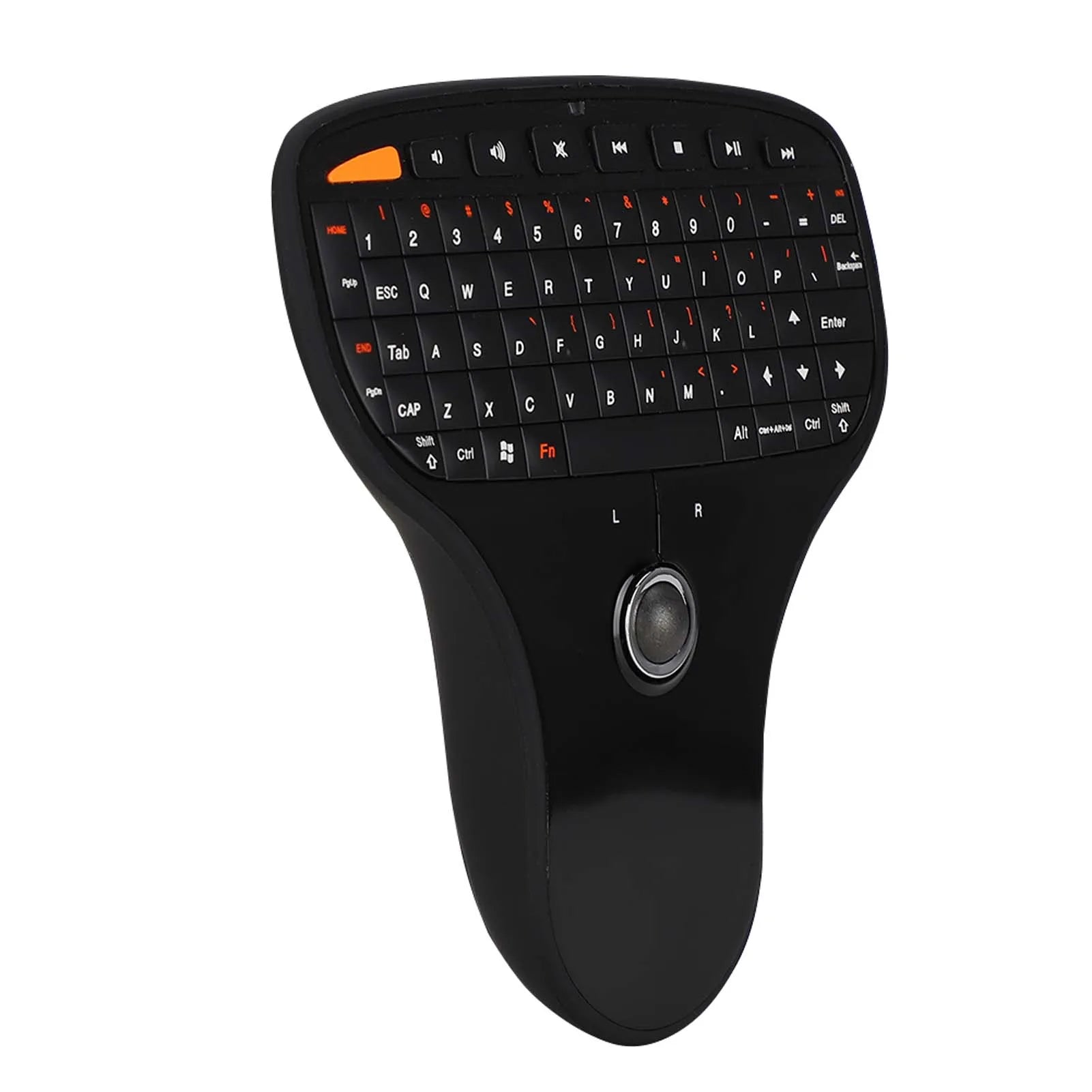 Wireless Keyboard N5901 QWERTY Keyboard Trackball 2.4G Wireless Mini USB MultiMedia Keyboard for TV Computer Trackball Keyboard