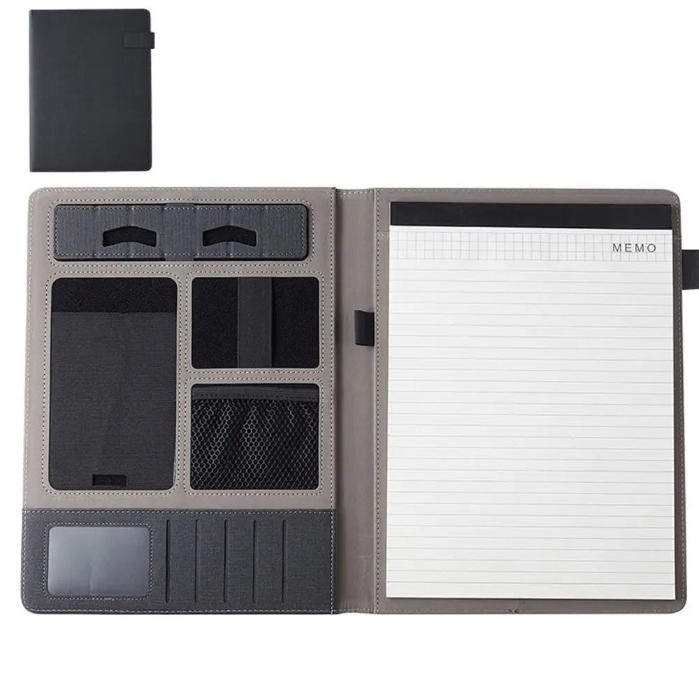 Negotiations Notepad A4 Conference Folder Memo Clipboard Contract File Folder Business Clipboard Leather Signature Board