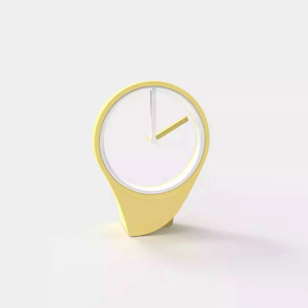 Modern Floating Dial-Free Clock Creative Simple Desktop Decoration Small Clock for Home and Office Ornament Black Technology