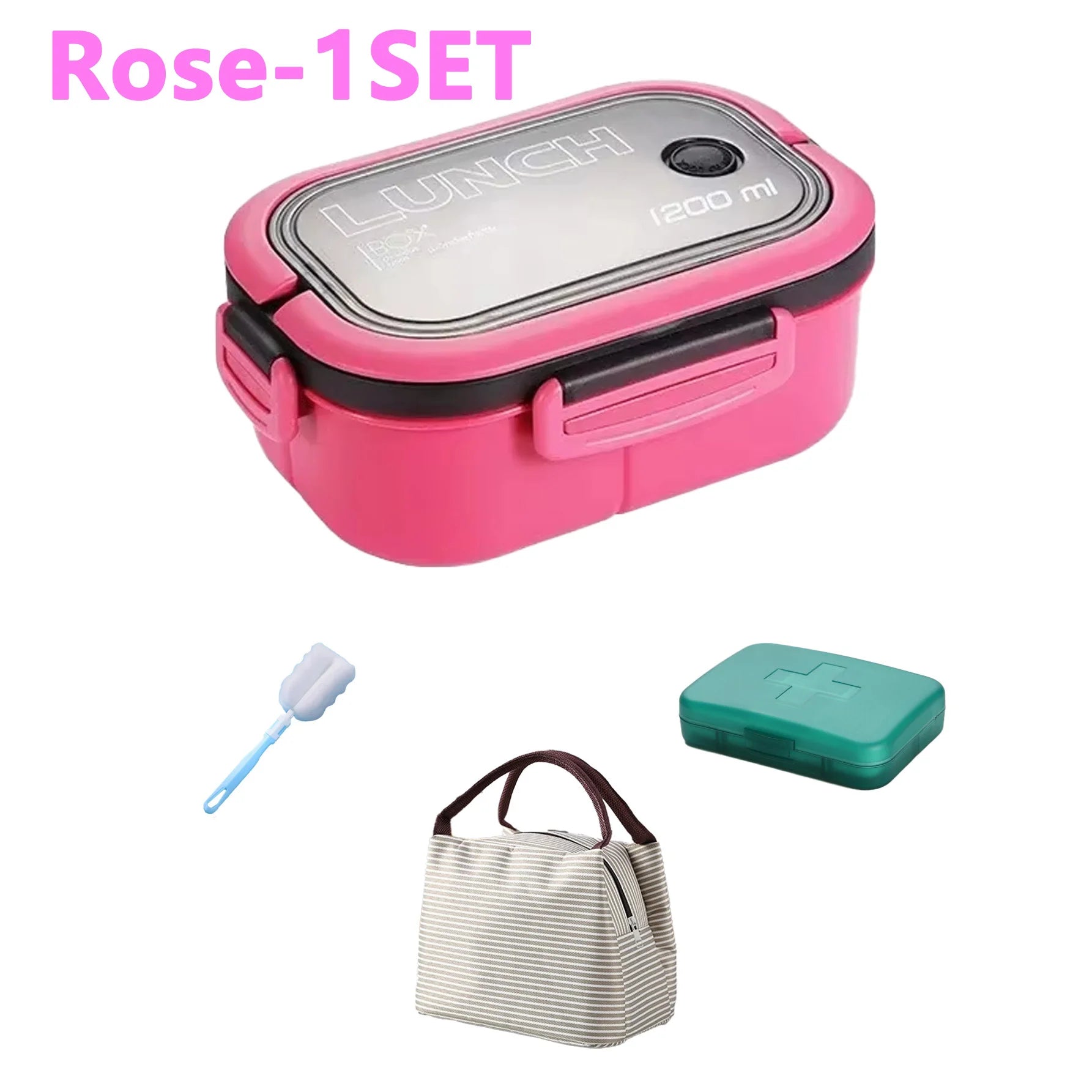 Cute Lunch Box For Kids Compartments Microwae Bento Lunchbox Children Kid School Outdoor Camping Picnic Food Container Portable
