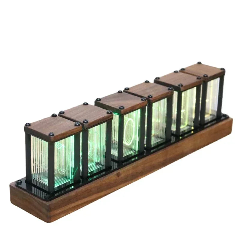 Table Clock Diy Kit Led RGB Digital Classic Luxury Desk Clock Creative Luxury Office Desktop Tabletop Watch Home and Decoration