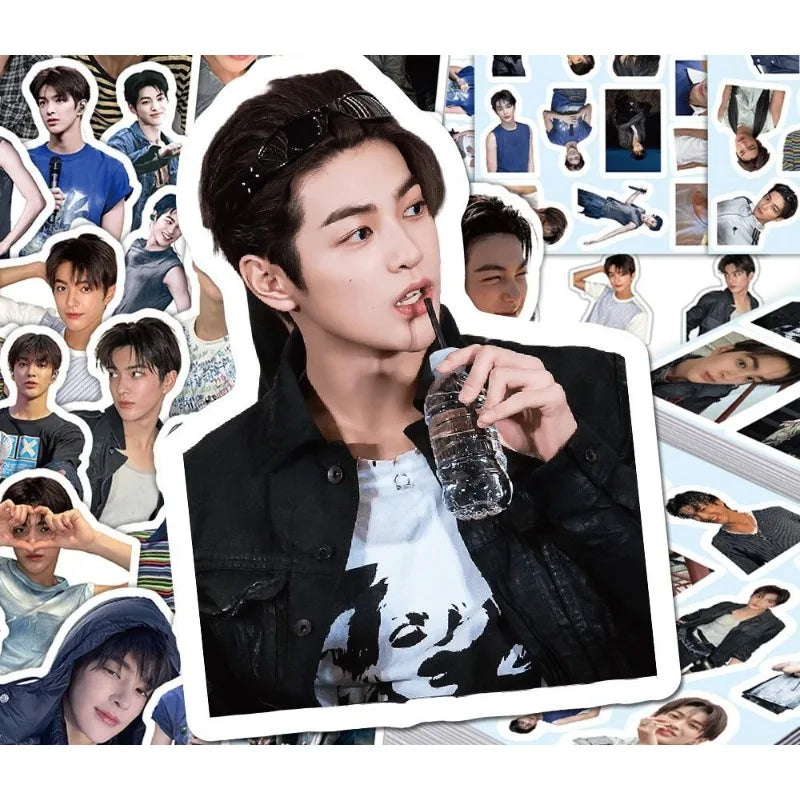 70pcs/set Kpop Korean Idol Boy Group CORTIS Keonho fashion Stickers Ins Single Waterproof Stickers Fan Collection Gifts