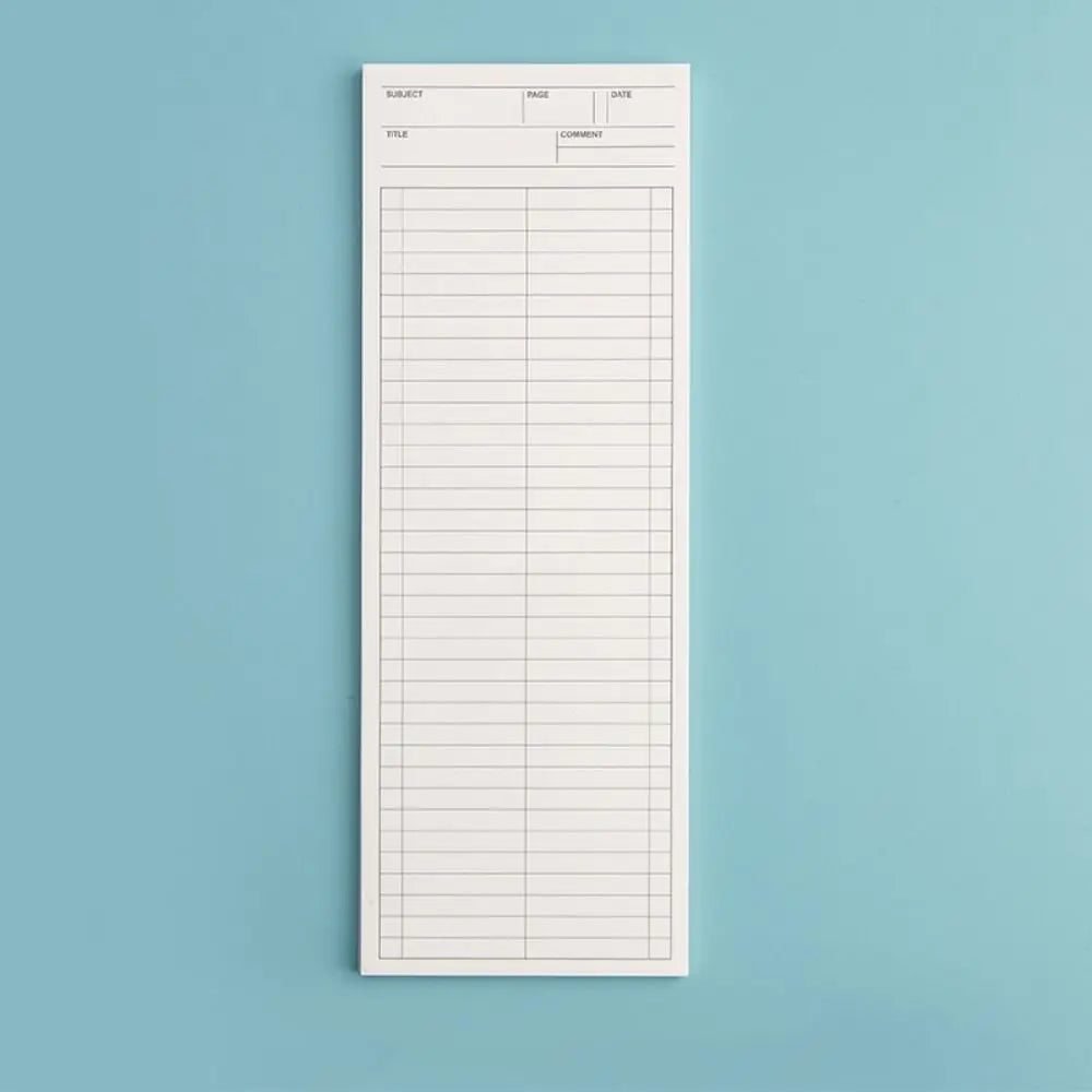 Multi-functional Non-sticky Long Notepad 50 Sheets Stationery Note Paper Writing Note Gift