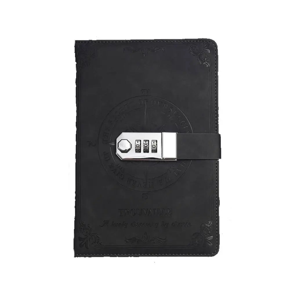 Stationery 200-Page Password Notebook A5 Retro Personal Notepad Thickened Smooth Writing Hand Ledger Office