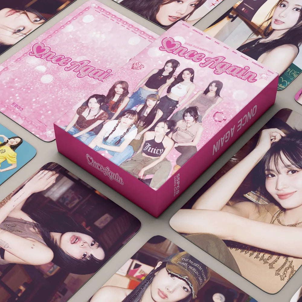 Kpop TWICE 4TH WORLD TOUR Lomo Cards New Photo Album The Feels High Quality Photocard New Arrivals