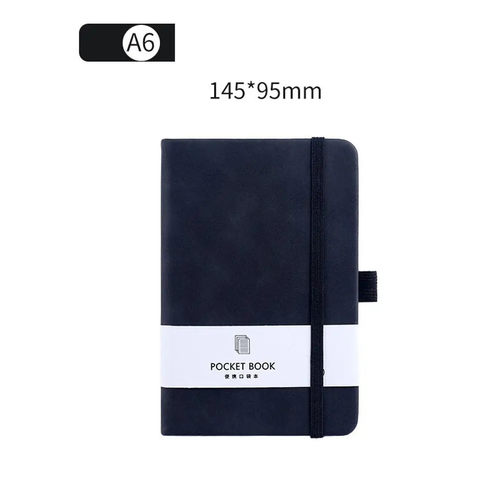 Sketchbook A6/A7 A6/A7 Pocket Notepad with Elastic Band Portable Portable Mini Notebook Anti Ink Leakage 5 Colors Taking Notes
