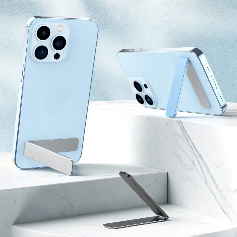 Desk Mount Holder Cell phone Kickstand Portable Universal Stand Adjustable Mini Folding For iPhone 15 14 13 Por Max Mini Xiaomi