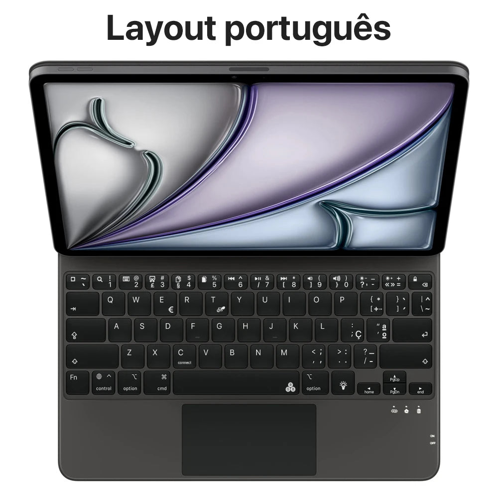 Wireless keyboard for iPad Pro 11 10.9 Air 4 Air 5 for iPad 11th 10th Generation Pro 12.9 6th 5th 4th 3rd Gen 13 M4 Smart Covers