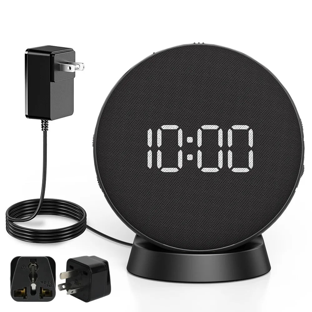 Awakening Alarm Clock Loud Bed Shaker Vibrating Alarm Clock for Hearing Impaired Heavy Sleeper Teens Wireless Magnetic Charging