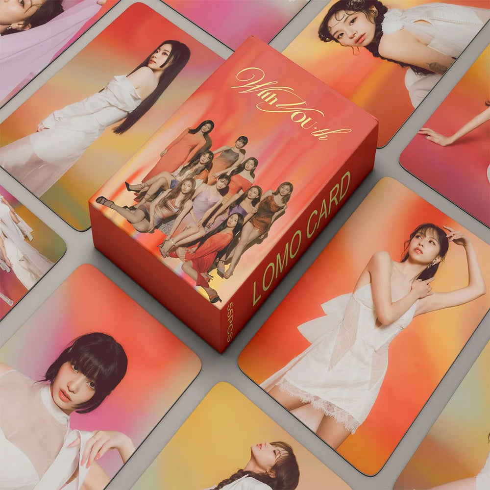 Kpop TWICE 4TH WORLD TOUR Lomo Cards New Photo Album The Feels High Quality Photocard New Arrivals