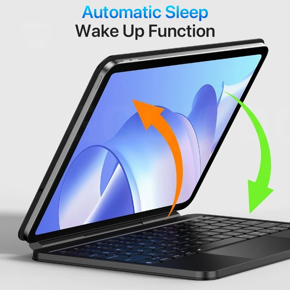 Wireless keyboard for iPad Pro 11 10.9 Air 4 Air 5 for iPad 11th 10th Generation Pro 12.9 6th 5th 4th 3rd Gen 13 M4 Smart Covers