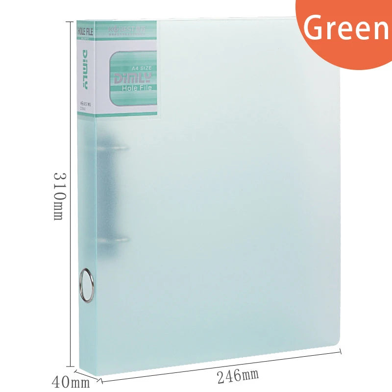 Desk Organizer Clip For Documents A4 Loose-leaf Binder File Folder Binder Stationery Organizer School Office Organizer