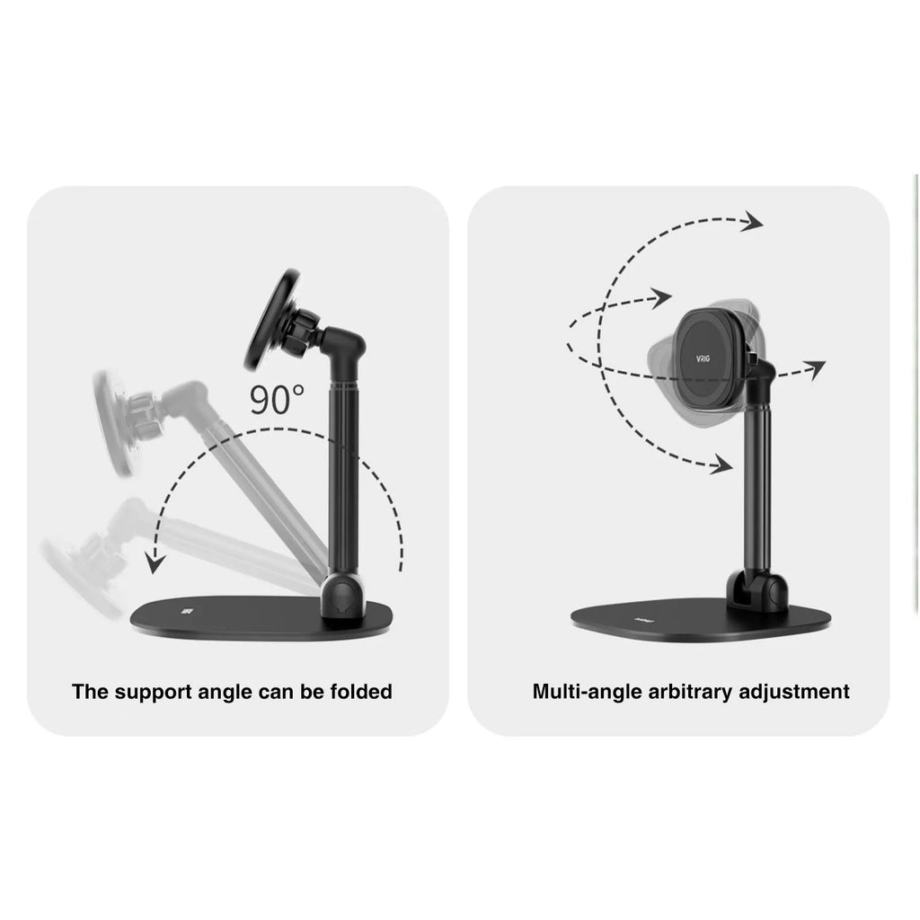 UURig VRig Desk Wireless Charging Magnetic Phone Stand for Office/Home for Magsafe iPhone 16 15 14 13 12 Androi HUAWEI Xiaomi