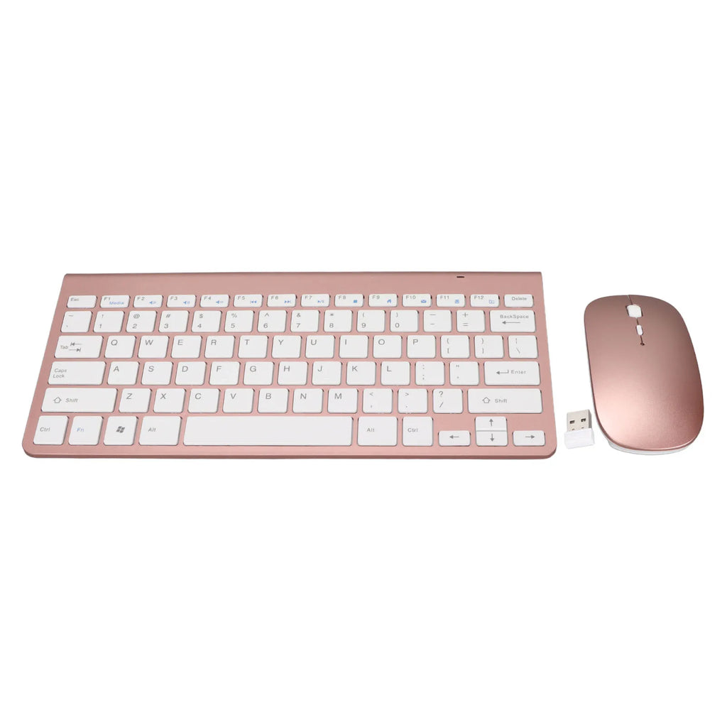Wireless Mouse Keyboard Mouse Set 2.4G Wireless 78 Keys USB Thin Etched Keycaps Ergonomics Mute Button Computer Keyboards Mouse