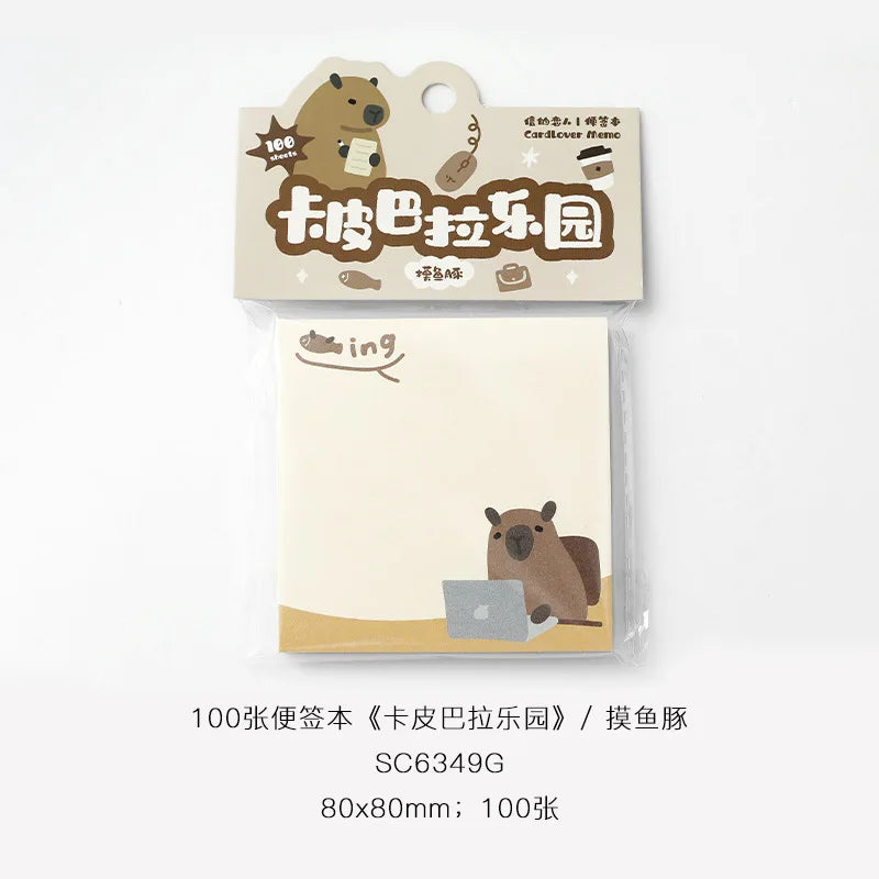 100 pcs/pack Kawaii Cartoon Loose leaf memo pad to do list notepad
