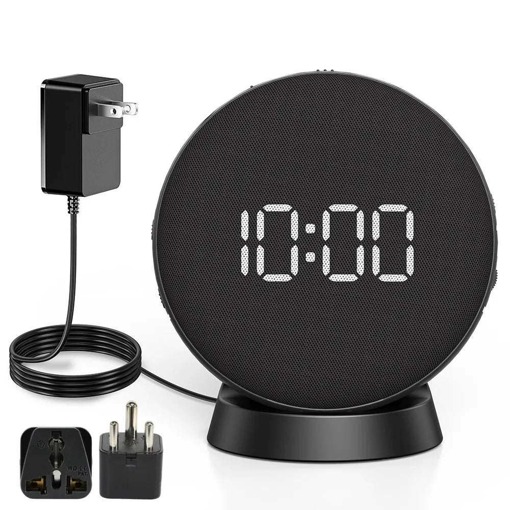 Awakening Alarm Clock Loud Bed Shaker Vibrating Alarm Clock for Hearing Impaired Heavy Sleeper Teens Wireless Magnetic Charging
