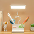 Desk Lamp Rechargeable Light Usb Led Table Lamp Office Study Reading Desk Night Lights With Pen Phone Holder Function
