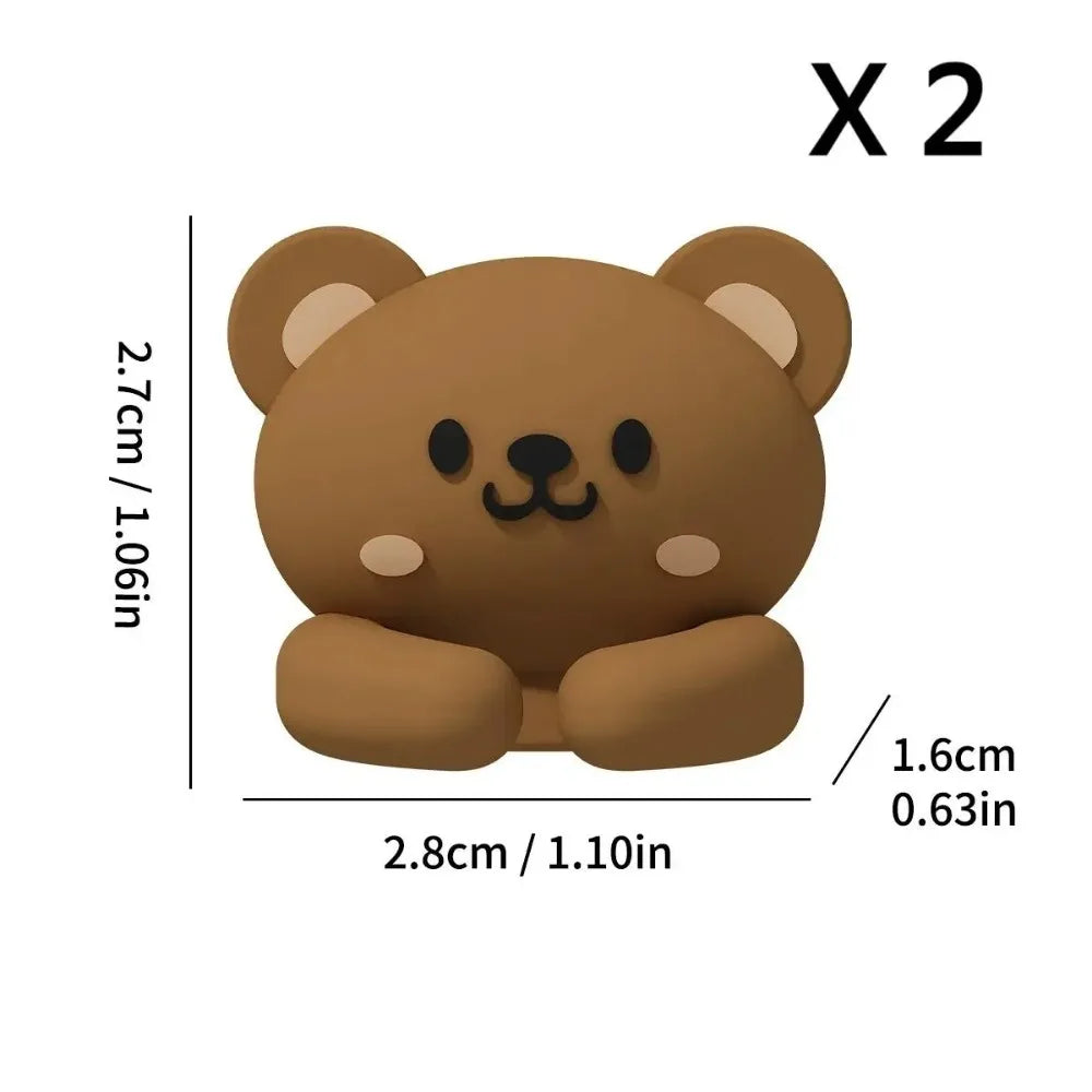 Desktop Cable Organizer Holder Winder Clips Desk Self-Adhesive Mobile Phone Data Cable Management Wire Cord Holder