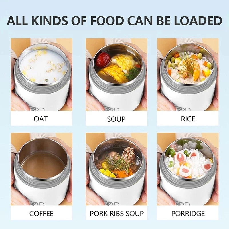 Lunch Boxes Lunch Bag 304 Stainless Steel Lunch Box For Kids Lunch Bags  Portable Folding Spoon Lunch Box Kids Thermal Bento Box