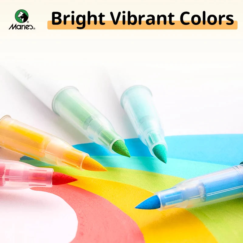 Marie's 24/36/48/60 Colors Acrylic Marker Set for Wood,Canvas,Stone,Rock Painting,Glass,Ceramic Surfaces,DIY Crafts for Adults